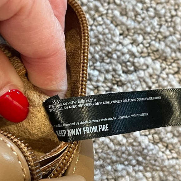 Anthropologie The Mini Hollace Tote, Removable Shoulder Strap Inner Pouch, Brown - Picture 13 of 16